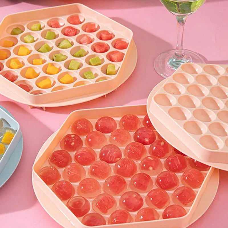 Molde para Cubitos de Hielo Sostenible y Creativo