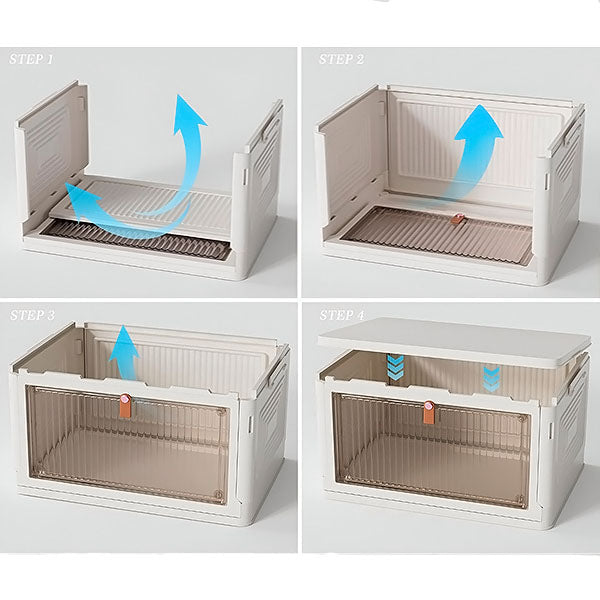 Caja de Almacenamiento Apilable con Tapa