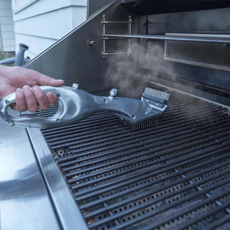 Cepillo de Barbacoa de Vapor para Limpiar la Barbacoa sin Esfuerzo