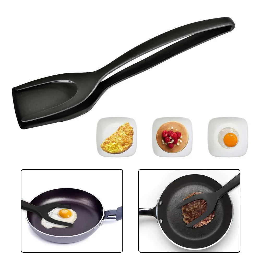 Pinzas de Cocina Multifuncionales con Función de Espátula