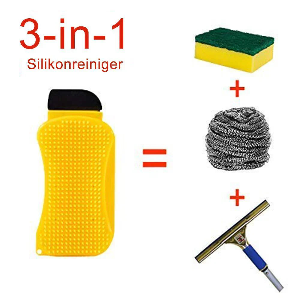 Cepillo de Limpieza de Silicona para Cualquier Superficie