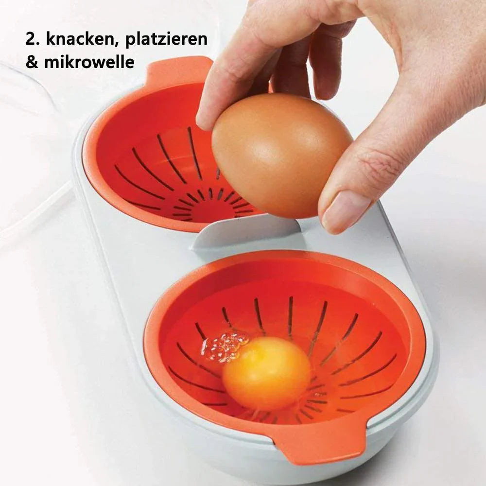 Rápido Cocedor de Huevos para el Microondas