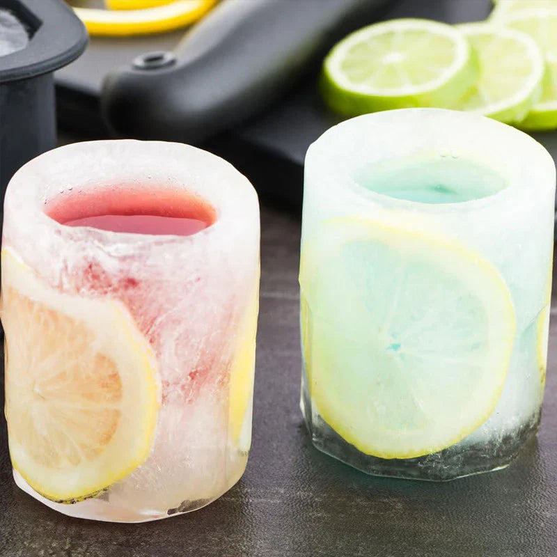 Molde Cilíndrico para Cubitos de Hielo para un Enfriamiento Uniforme