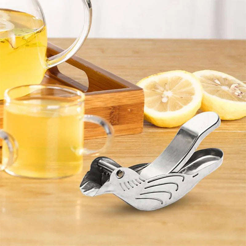 Exprimidor de Limones de Acero Inoxidable con un Diseño Creativo