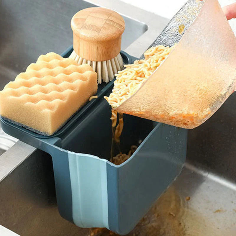 Cesto Escurridor Ajustable para el Fregadero de la Cocina
