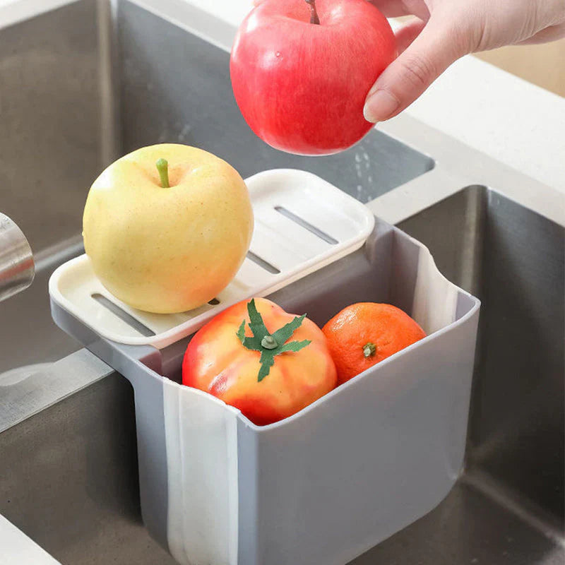 Cesto Escurridor Ajustable para el Fregadero de la Cocina