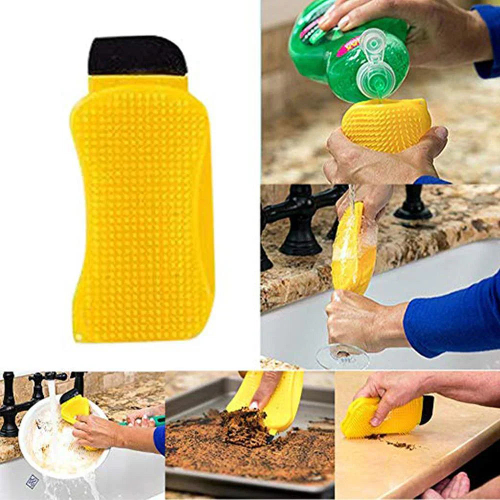 Cepillo de Limpieza de Silicona para Cualquier Superficie