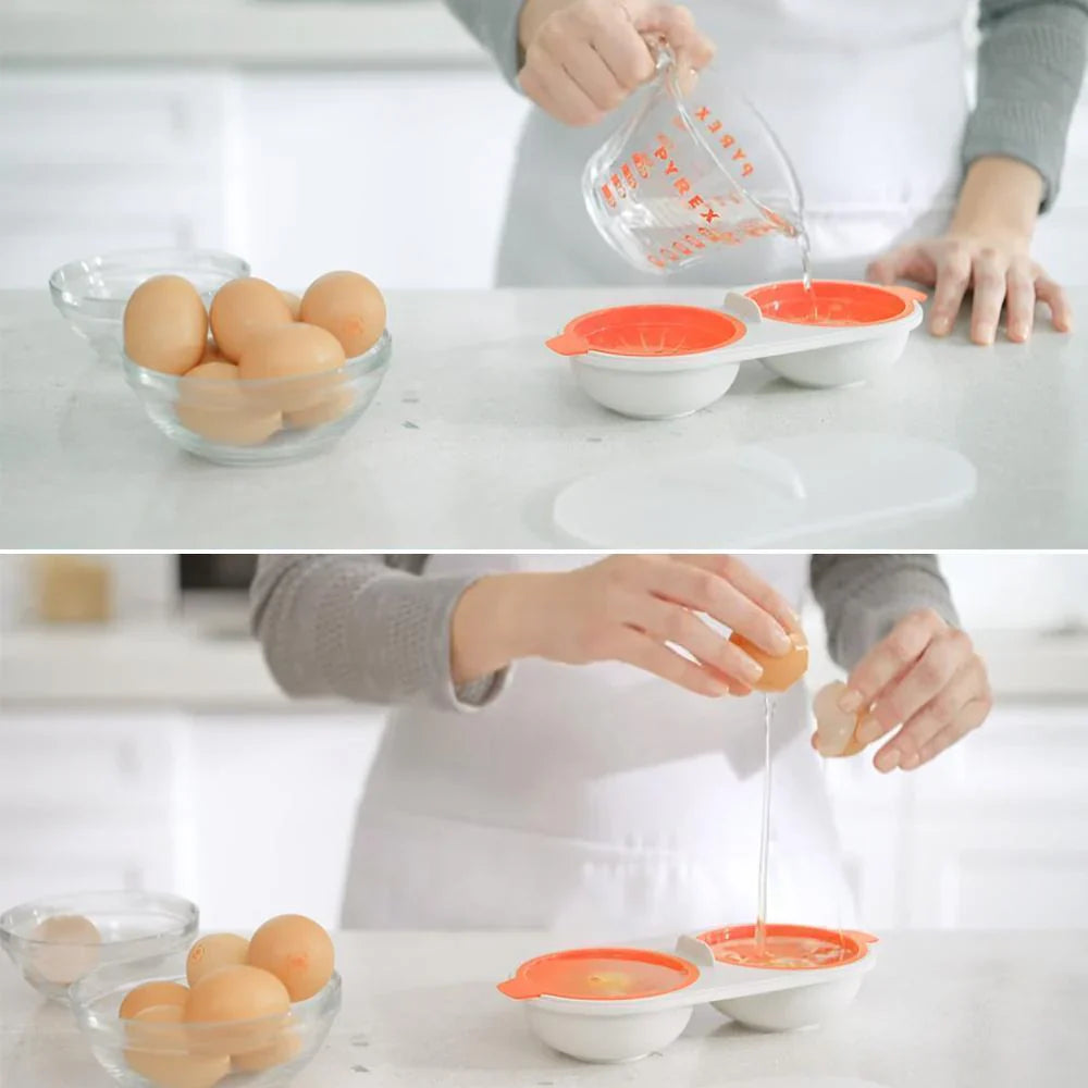 Rápido Cocedor de Huevos para el Microondas