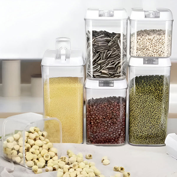 Práctico Juego de Latas de Almacenamiento para la Cocina