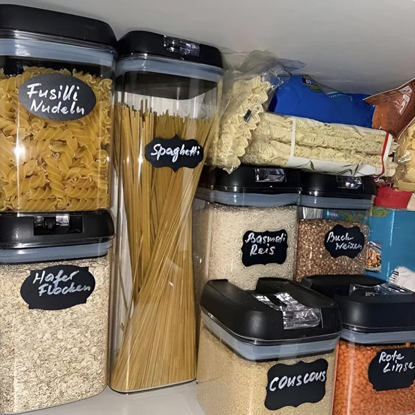 Práctico Juego de Latas de Almacenamiento para la Cocina