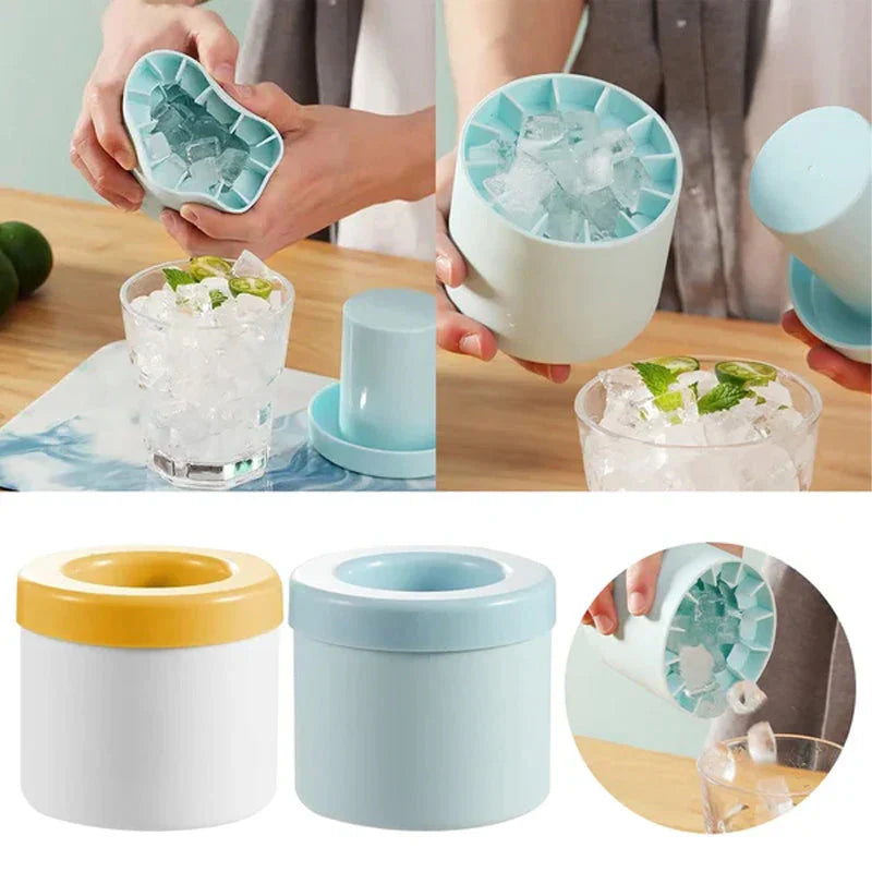 Innovador Molde de Silicona para Cubitos de Hielo Molde de Silicona para Cubitos de Hielo