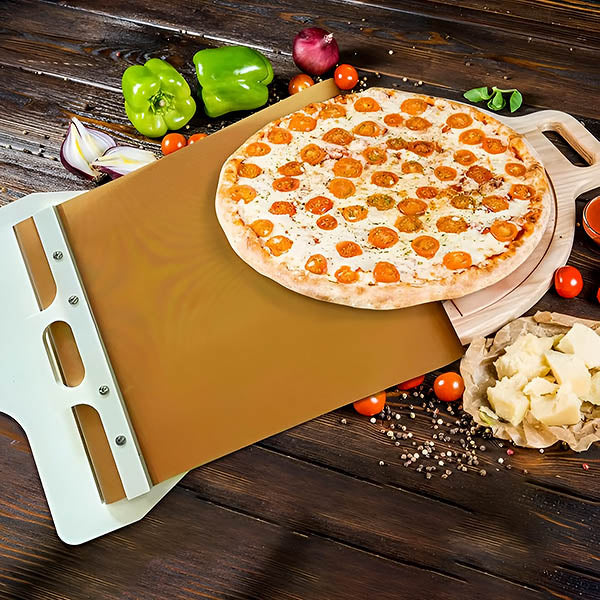 Pelador de Pizza Ligero y Resistente para Panaderos Profesionales y Aficionados