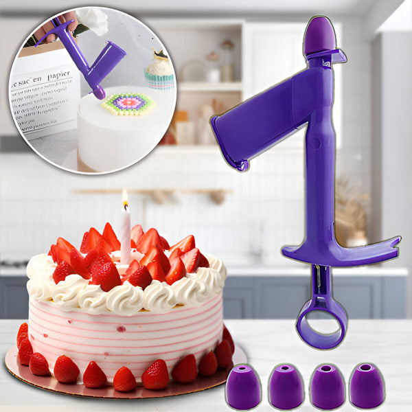Aplicador de Perlas de Azúcar 2 en 1 y Porta Fondant