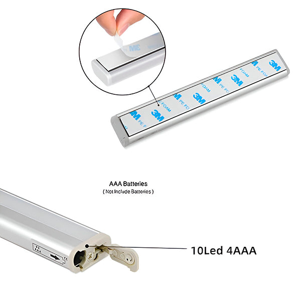 Luz Nocturna Led Inalámbrica con Sensor de Movimiento
