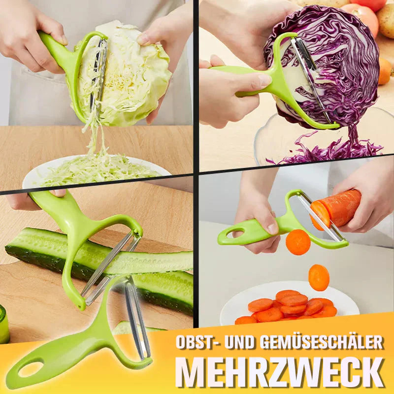 Pelador Ancho de Acero Inoxidable para Frutas y Verduras