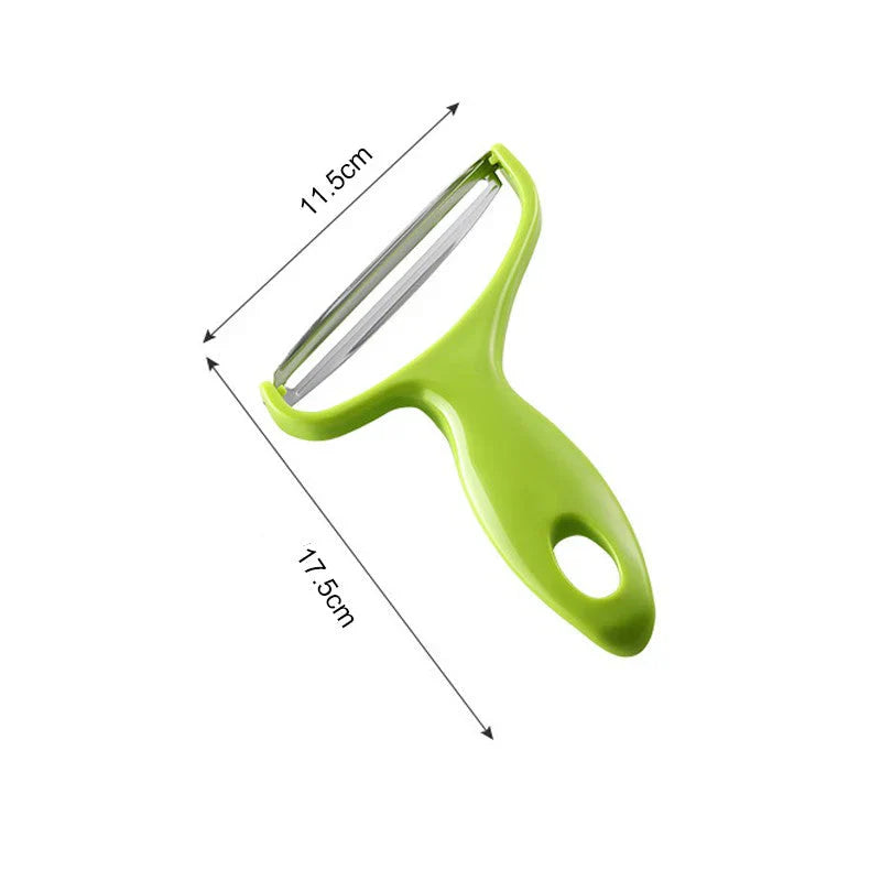 Pelador Ancho de Acero Inoxidable para Frutas y Verduras