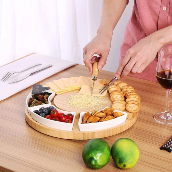 Plato de Quesos Gourmet con Accesorios