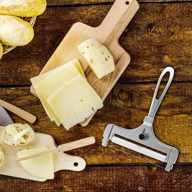 Precisa Cortadora de Queso con Cuchilla de Acero Inoxidable
