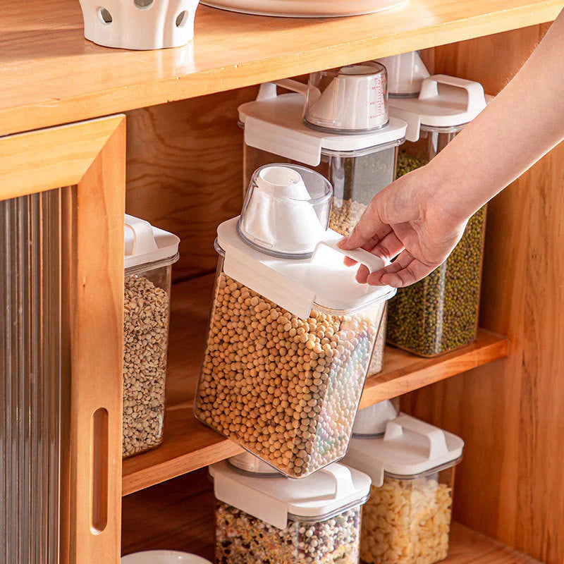 Caja Hermética para Guardar Cereales (3 Piezas)