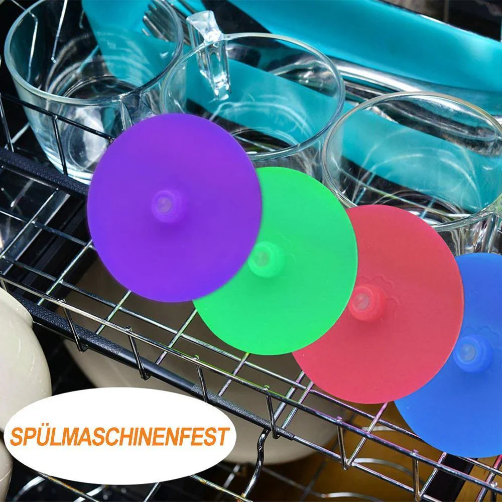 Tapa de Silicona para Fermentar Alimentos (5 Piezas)