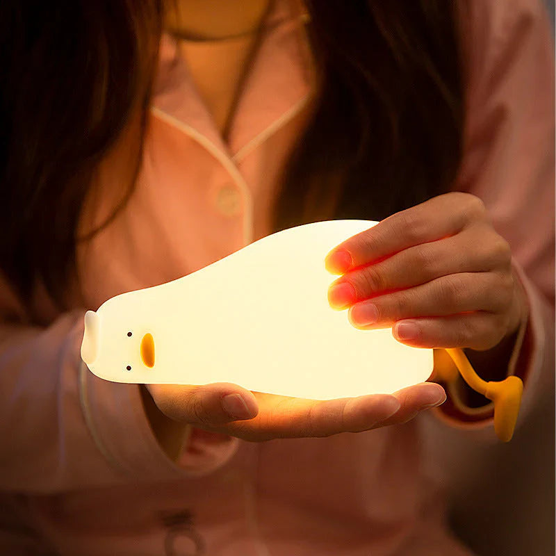 Luz Nocturna que Brilla Suavemente con Forma de Pato