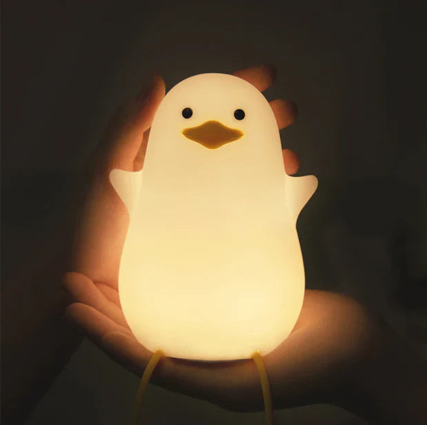 Luz Nocturna que Brilla Suavemente con Forma de Pato