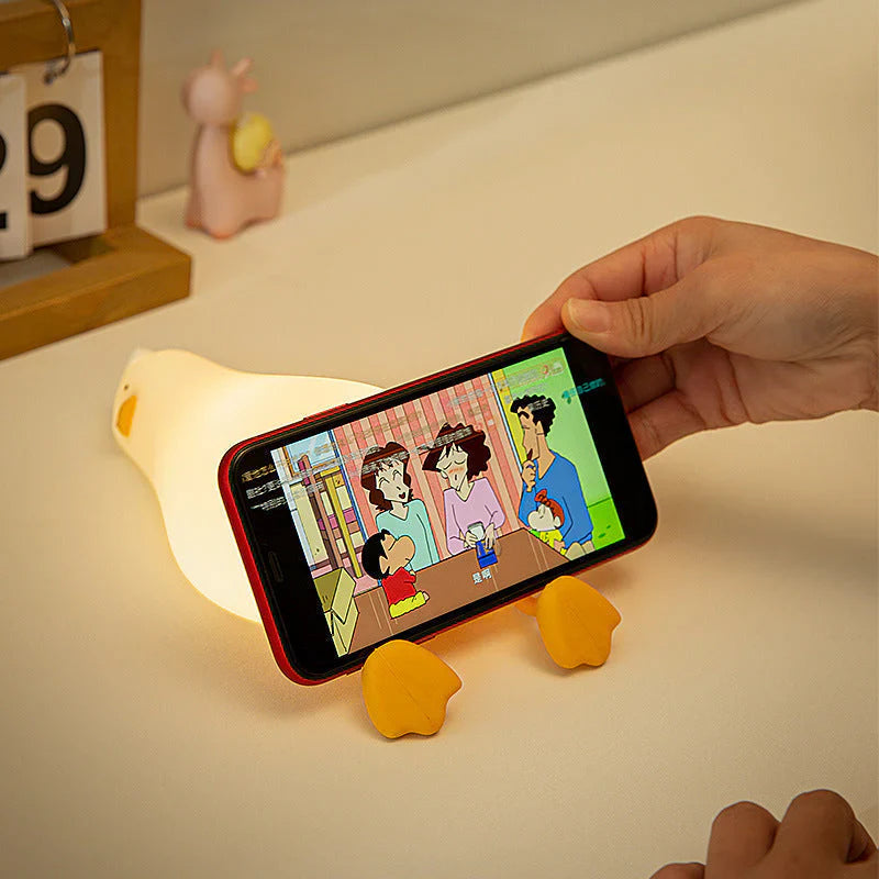 Luz Nocturna que Brilla Suavemente con Forma de Pato
