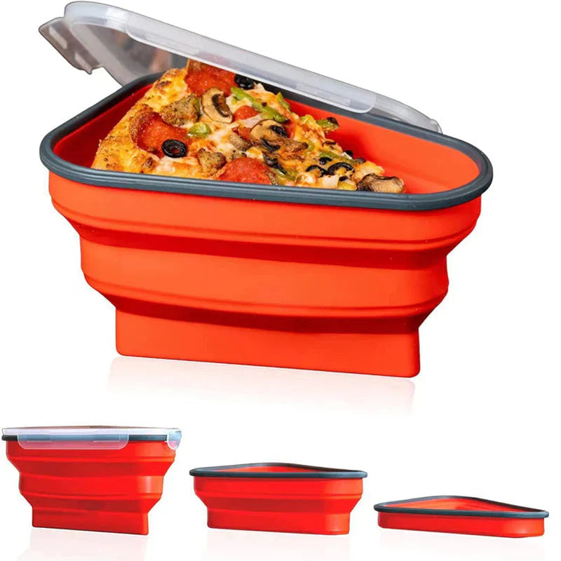 Caja para Pizza Reutilizable que Ahorra Espacio