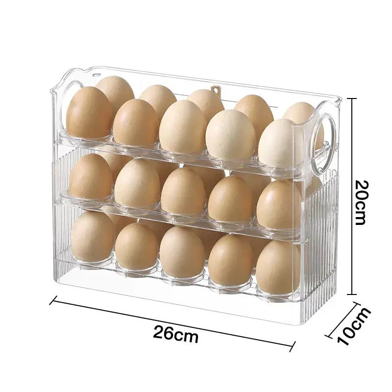 Caja de Huevos Autogiratoria para una Mayor Frescura