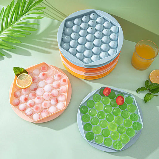 Molde para Cubitos de Hielo Sostenible y Creativo