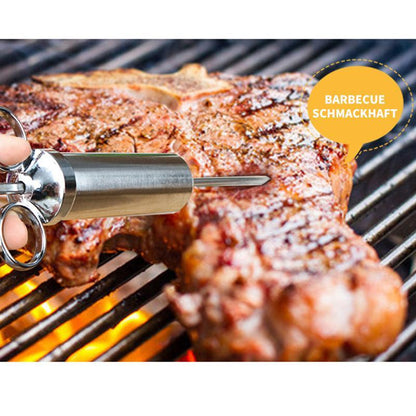 Jeringa de Especias de Acero Inoxidable para Marinar