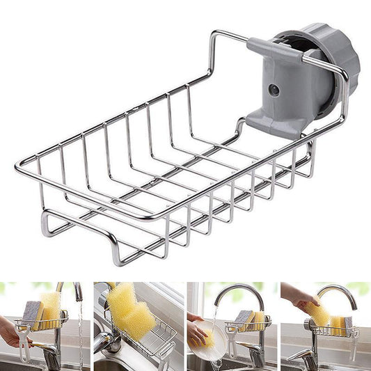 Estante de Fregadero Ajustable para Cocina y Baño
