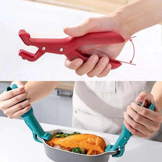 Pinza de Cocina Antideslizante para Ollas Calientes