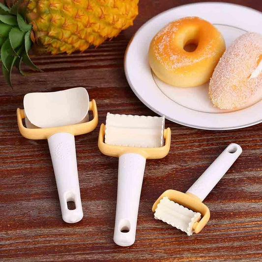 Juego de Cortapastas Creativos para Galletas y Decoraciones (3 Piezas)
