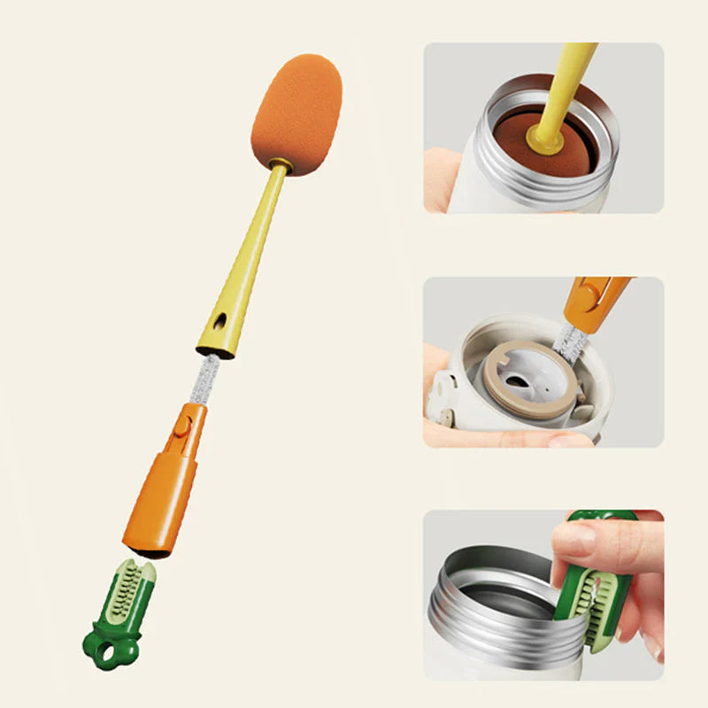 Cepillo Limpiador de Zanahorias Potencia de la Zanahoria