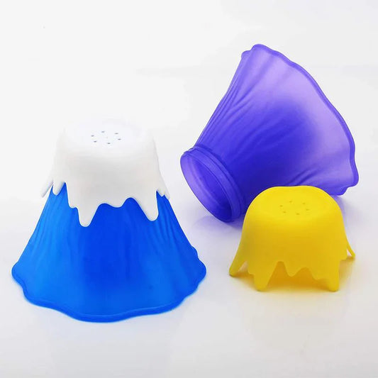 Limpiador de Microondas de Vapor con Aspecto de Volcán