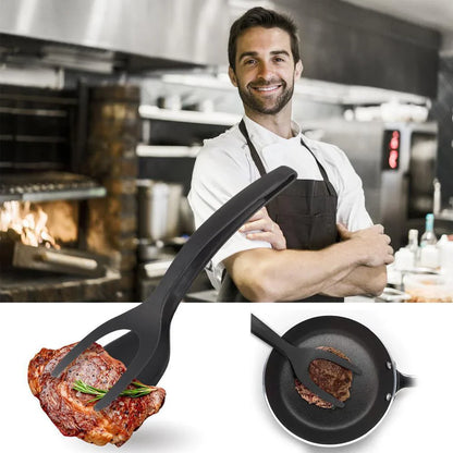 Pinzas de Cocina Multifuncionales con Función de Espátula