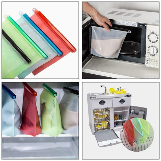 Bolsa de Almacenamiento Sostenible Hecha de Silicona