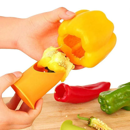 Set de 2 Descorazonadores de Pimientos para un Descorazonado Rápido
