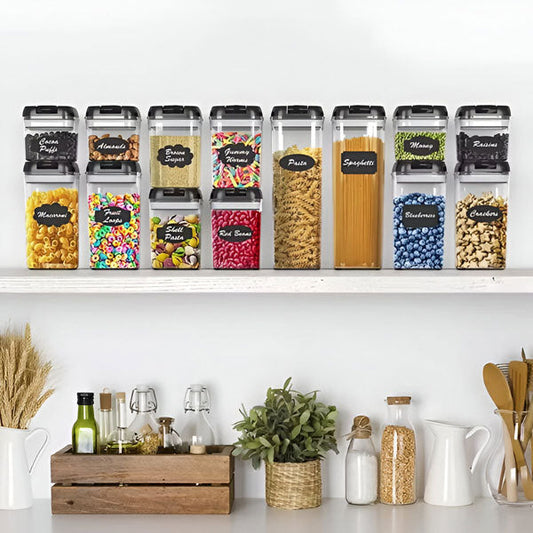 Práctico Juego de Latas de Almacenamiento para la Cocina