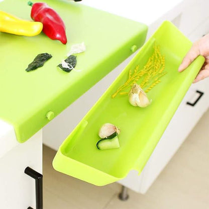 Tabla de Cortar 2 en 1 con Bandeja Recogedora