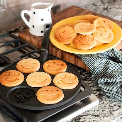 Sartén para Tortitas con Motivos de Smileys