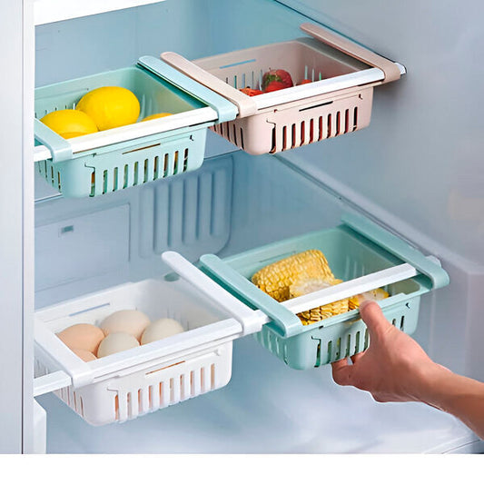Cestas Ajustables para Frigoríficos (4 Piezas)