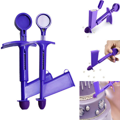 Aplicador de Perlas de Azúcar 2 en 1 y Porta Fondant
