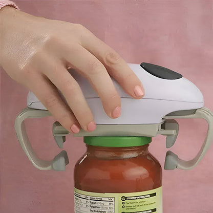 Abre Tapas con Función Automática para Tarros de Cualquier Tamaño