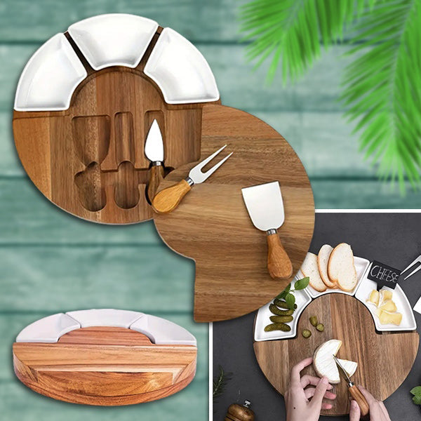 Plato de Quesos Gourmet con Accesorios