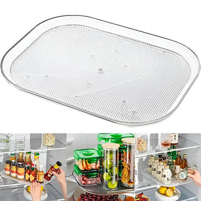 Práctico Contenedor Giratorio para la Nevera