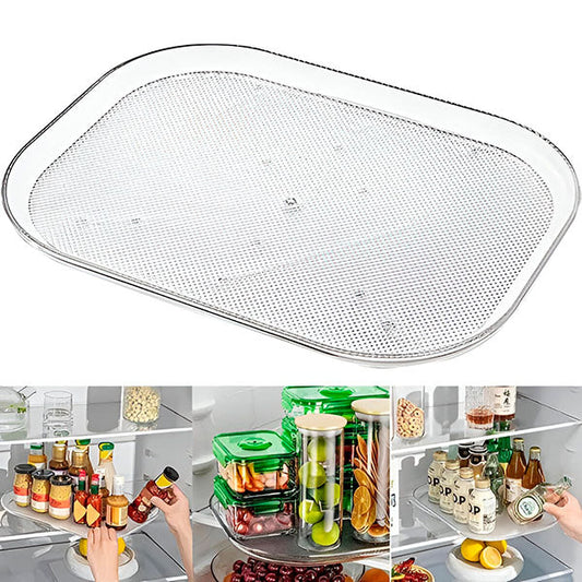 Práctico Contenedor Giratorio para la Nevera