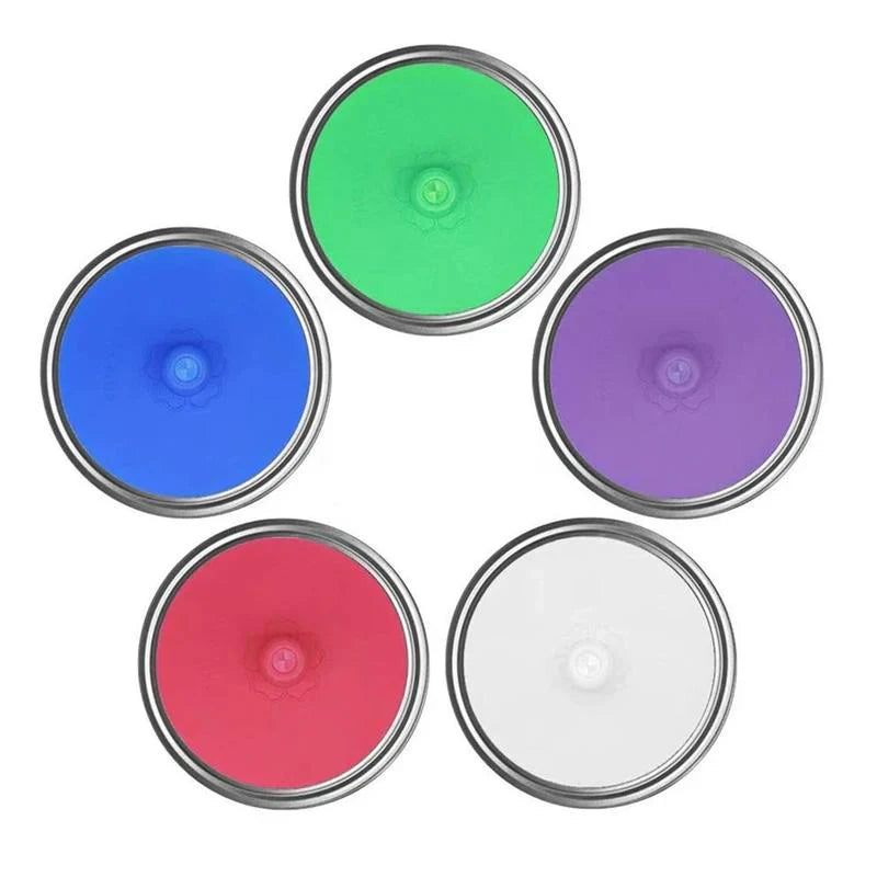 Tapa de Silicona para Fermentar Alimentos (5 Piezas)